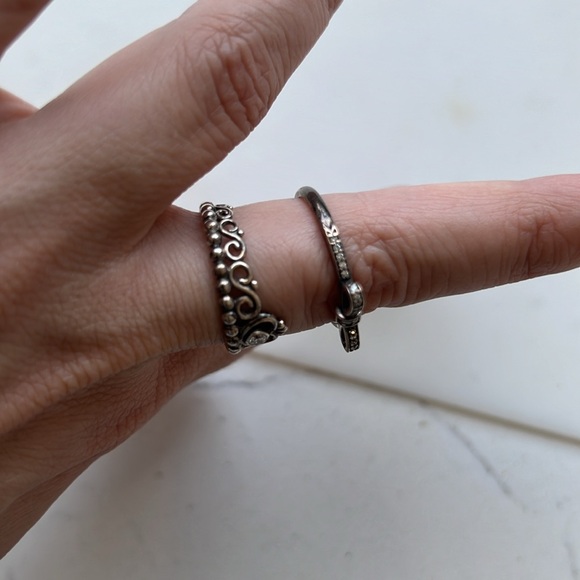 Pandora Bow and Crown rings - Picture 4 of 5
